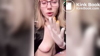 blonde teen scat