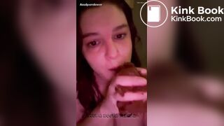 Fattie Smelling Her Poop