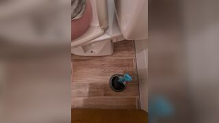 Girl diarrhea work