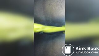 Green yummy poo