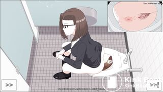 Toilet Girl Game 2: Teacher Lady constipation