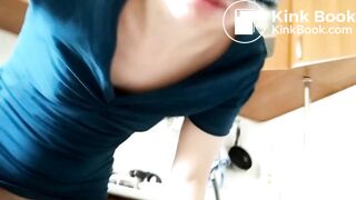 Nasty girl desperate skirt shit