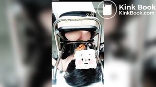 chinese girl scat feeding - 01