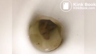 Chinese girl on the toilet