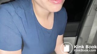 Shit in the car and tasting