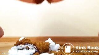 BIG SLOPPY MESS IN WHITE PANTIES