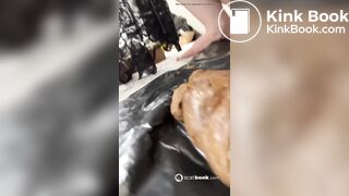 Young alt whore shitting