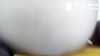 Sexy Hot Teen Latina Huge Creamy White Panty Poop