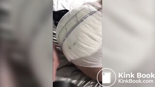 DRINKING ALCOHOL AND SMOKING WEED IN MESSY DIAPER