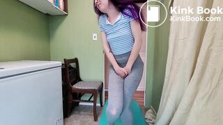 why she loves to pee and poop herself