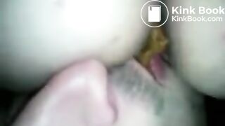 BBW shits in his mouth whilst he Jerks