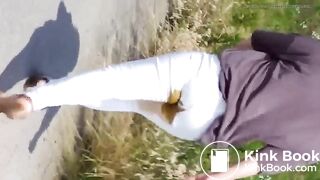 CAUGHT PANTY POOPING IN PUBLIC