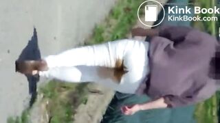 CAUGHT PANTY POOPING IN PUBLIC