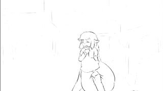 Deer girl sudden urge to go