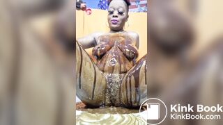 Chocolate Syrup And Shit Combination