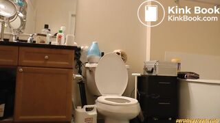 VS pooping on toilet