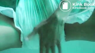 Piss and Poop in Diaper (visibly)