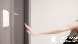 Korean woman poops in box