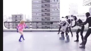 A woman holding in her poop