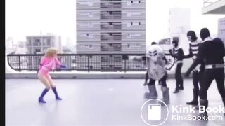 A woman holding in her poop