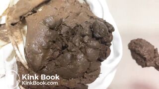 panty poop in business clothes