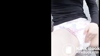 MESSING A DIAPER IN THE WOODS