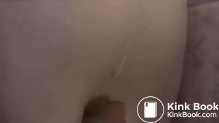 poop in white tights