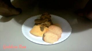 Shit and Pringles? I think