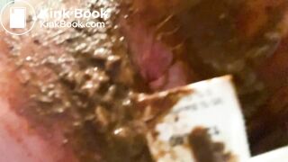 Big sloppy poop in white panties