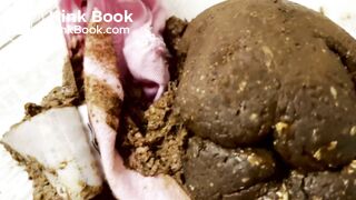 Huge sexy poop in pink panties