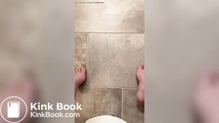 Girl pooping on toilet - video 8