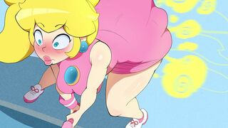 Peach Needs To Poop During a Tennis Match