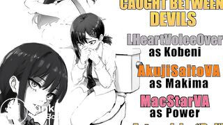 Kobeni, Power, and Makima Taking Huge Dumps