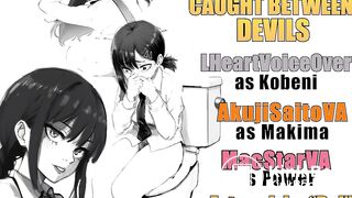 Kobeni, Power, and Makima Taking Huge Dumps