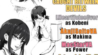 Kobeni, Power, and Makima Taking Huge Dumps