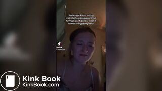 Tik Tok girl pooping on toilet