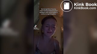 Tik Tok girl pooping on toilet