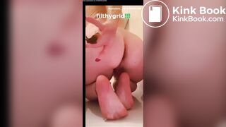 Pawg scat finger smear 1