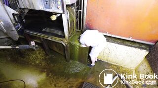 Girlfriend's Cowshed Tour - couple in cowshit