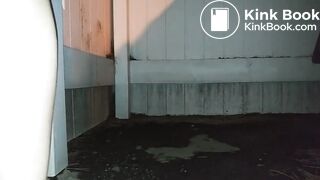 One of my favorite scat girl shitting outside - video 2