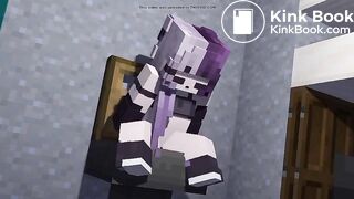 Minecraft girl shit in toilet