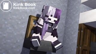 Minecraft girl shit in toilet