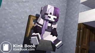 Minecraft girl shit in toilet