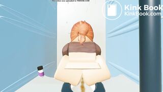 Roblox girl shit toilet