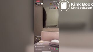 Girl shitting on toilet