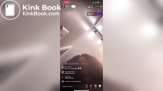 Girl shitting on toilet