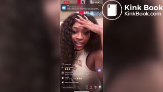 Girl shitting on toilet