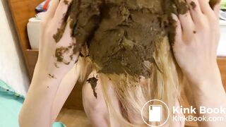 ❤️PRETTY PETITE P00GIRL EXCITING POOP FACIAL❤️