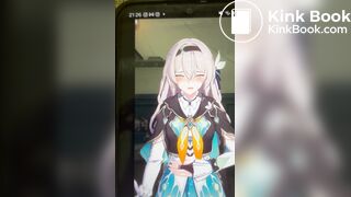 動漫女孩腹瀉
