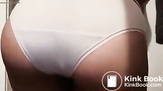 Sexy Hot Teen Latina Huge White Panty Poop